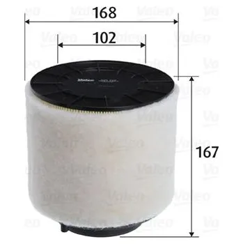 Filtr do auta Vzduchový filtr VALEO 585759