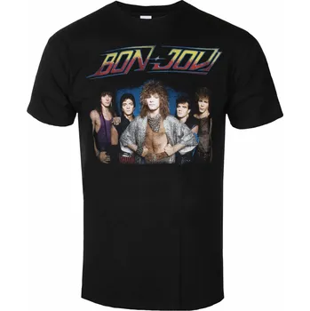 Oblečení a móda Tričko metal pánské Bon Jovi - Tour '84 - ROCK OFF - BONJTS01MB - XXL