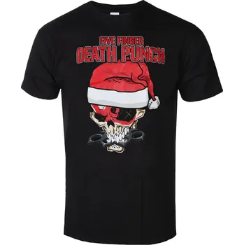 Pánské oblečení Tričko metal pánské Five Finger Death Punch - Santa Knucklehead - ROCK OFF - FFDPTS38MB - XL