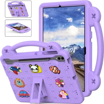Pouzdro na tablet VSECHNONAMOBIL 91843 FANY Dětský kryt na tablet pro Samsung Galaxy Tab S10+ fialový