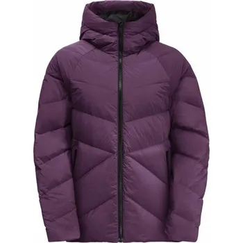 Dámská péřová bunda Jack Wolfskin MARIENPLATZ S Vínová