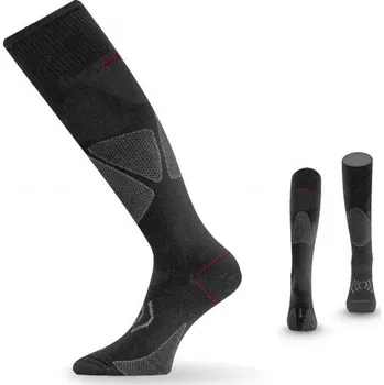Pánské ponožky Ponožky lyžařské Lasting MERINO SWL Velikost: M černá