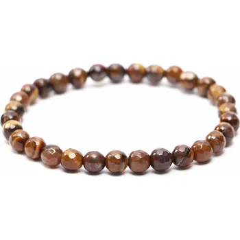 Náramek Magieprirody.cz Náramek Tygří oko fazetovaný - 6 mm kuličky #877 z přírodních kamenů