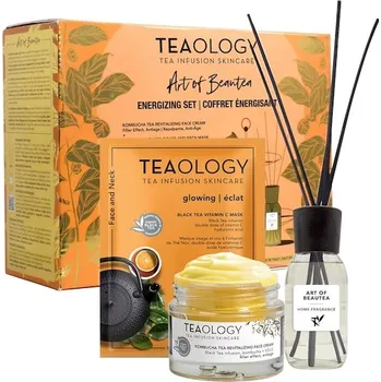 Kosmetická sada Teaology Pece Pece-o-oblicejLimitovaná ediceKombucha Tea Energising Set Kombucha Revitalising Face Cream 50 ml + Vitamin C Mask 21 Flower Fragrance Diffuser 1 Stk. (1&nbsp;167,00 Kč / 1 ks.)