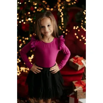 Dívčí legíny Dívčí blůzka Lily Grey fuchsie - 104