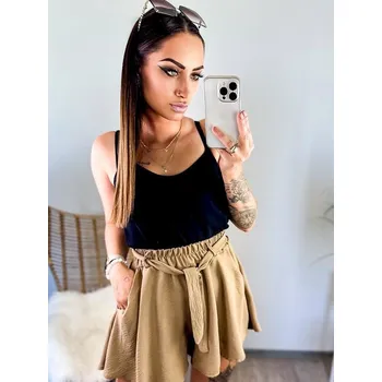 Černé tílko s nastavitelnými ramínky, VELIKOST UNI ( XS, S, M )