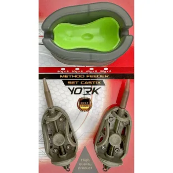 Krmítko pro ryby York Krmítko feederové YORK Method Castix - set 2 + 1 ⚖ 40 g - 90982