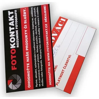 Vizitky NOTE - s jednostrannou lesklou fólií Technologie tisku: Digtál, Počet ks: 5000, Barevnost tisku: Oboustranně barevné (CMYK) s jednostrannou lesklou fólií