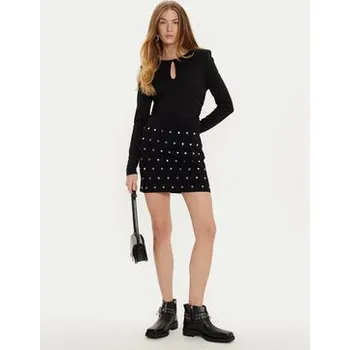 Dámská sukně Sisley Pouzdrová sukně 1MNPM000D Černá Slim Fit L