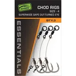 Fox Návazec Edges Super Wide Gape Chod Rigs 3ks - vel.4