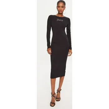 Dámské šaty Juicy Couture Každodenní šaty Dizzie JCWED24309 Černá Slim Fit XS