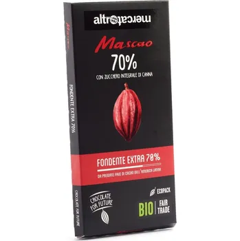 Čokoláda Bio hořká čokoláda Mascao se 70 % kakaa, 80 g