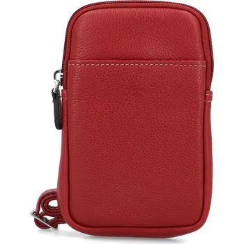 Kabelka Dámská kožená crossbody kapsa červená - Katana Soffix červená