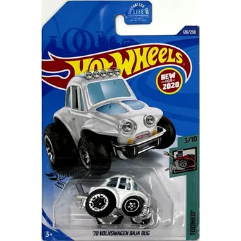 Hračka Hot Wheels - '70 Volkswagen Baja Bug White (C9)
