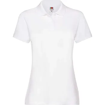 Polo dámské PREMIUM FOTL white dtg - potisk max. ve 3 velikostech Cenové rozmezí: 300 - 499 ks, Technologie tisku: DTG potisk max. ve 3 velikostech