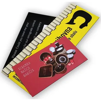 Vizitky PREMIUM mat - s oboustrannou matnou fólií Technologie tisku: Digtál, Počet ks: 50, Barevnost tisku: Jednostranně barevné (CMYK) s oboustrannou matnou fólií