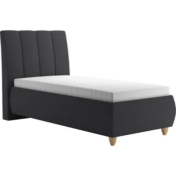 Blanář Postel Alison 90x200 tmavě šedá