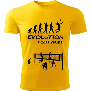 Chlapecké tričko Evolution VOLEJBAL dětské tričko žluté (dětské tričko EVOLUTION VOLLEYBALL)