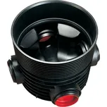 WAVIN TEGRA 600 KG X dno šachtové DN200, sběrné, PP, černá