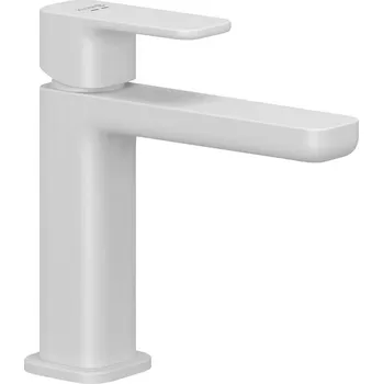 Vodovodní baterie Kludi Renon Baterie umyvadlová stojánková 110 bez výpusti, bílá matná, 422825375