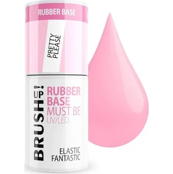 Přípravek na nehty BRUSH UP!&nbsp;Rubber Base Must Be:&nbsp;Elastic Fantastic - Pretty Please, 5g