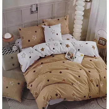 Povlečení 6dílné BAVLNĚNÉ povlečení HVĚZDY 6