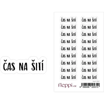 samolepka Fleppi Samolepky Čas na šití