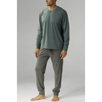 Pánské pyžamo Pánské pyžamo Atlantic NMP-372 Barva: Šedá, Velikost: 2XL