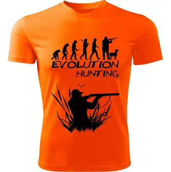 Chlapecké tričko Evolution HUNTING dětské tričko oranžové 146 (dětské tričko EVOLUTION HUNTING)