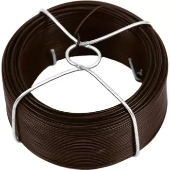 Organizace kabelů Vázací drát PVC 50 m - hnědý (Vázací drát PVC, síla 1,4mm, délka 50m)