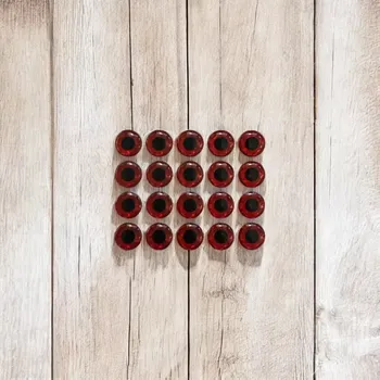 3D OČI SAMOLEPÍCÍ ČERVENÉ 10MM-20KS