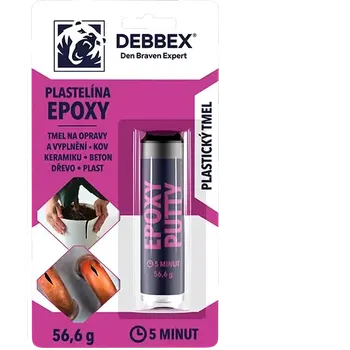 Stavební chemie Plastelína EPOXY 56,6g DEBBEX