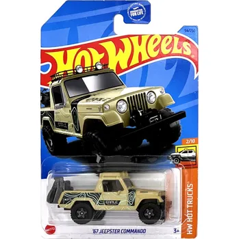 autíčko HOT WHEELS - '67 Jeepster Commando LightGreen (E4)