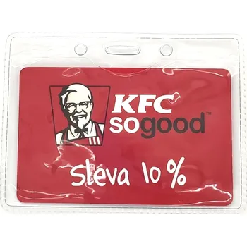 Obal na doklad Visačky měkčené 92 x 58 mm - obal na karty PVC transparentní obal na karty PVC transparentní