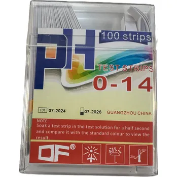 Příslušenství k měřicímu přístroji Indikátorové papírky pro měření pH 0-14 100 ks