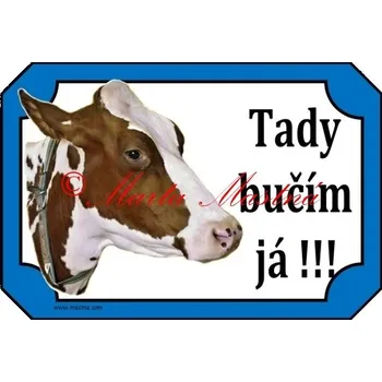 Cedulka kráva holštýn red, skot 2 - Bez samolepicí vrstvy