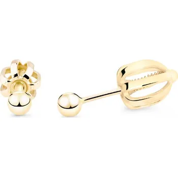 Náušnice Cutie Jewellery Zlaté náušnice pecky na šroubek Z5013-30-X-1