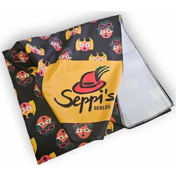 rouška Ručníky MICROFIBER - s vlastním potiskem a poutkem Cenové rozmezí: 50 - 99 ks, Počet stran potisku: Jednostranný, Rozměr: 300 x 500 mm s vlastním potiskem a poutkem