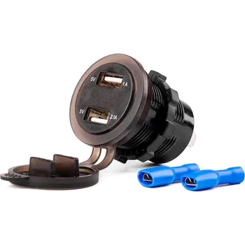 Nabíječka 2xUSB 12/24V MOD-06 AMiO-02856