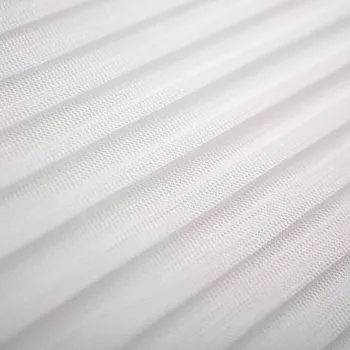 Plisovaný tyl bílý