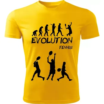 Evolution TENIS dětské tričko žluté 158 (dětské tričko EVOLUTION TENNIS)