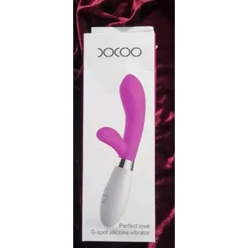 Vibrátor Růžový silikonový vibrátor Perfect love g spot (Silikonový vibrátor Docoo)