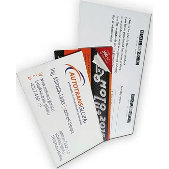 Vizitky PREMIUM lesk - s oboustrannou lesklou fólií Technologie tisku: Ofset, Počet ks: 3000, Barevnost tisku: Oboustranně barevné (CMYK) s oboustrannou lesklou fólií