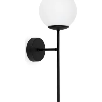 Nástěnné svítidlo Nástěnné svítidlo Florence, 1x bílé skleněné stínítko, B