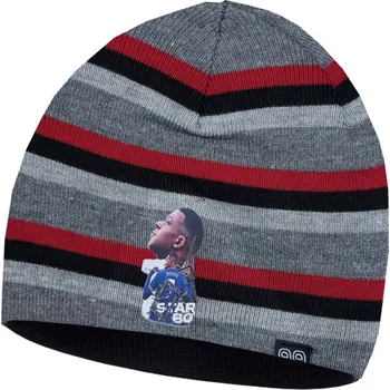 Čepice Numberoplus Dětská fotbalová pletená čepice - Francie Kylian Mbappé MP10 Barva: Vínová