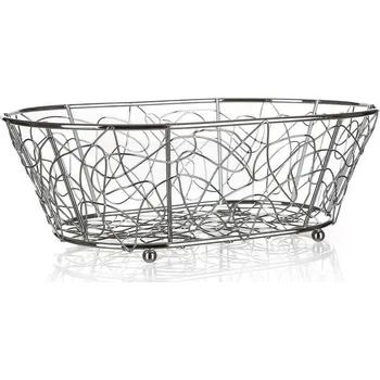 Koš na ovoce oválný drátěný VANITY 28 x 9 cm