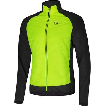 Cyklistická bunda Etape Pánská hybridní bunda Crux 2.0 NEW žlutá fluo/černá Velikost: XXL