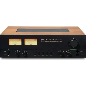 Hi-Fi Zesilovač NAD C 3050 + BluOS streamer NAD MDC2 BluOS D (Stereofonní zesilovač RETRO, zvýhodněná sada se streamovacím modulem MDC2 BluOS-D)