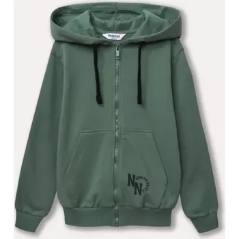 Pánská mikina Unisex mikina na zip s kapucí LA - Khaki 134 / 9 let