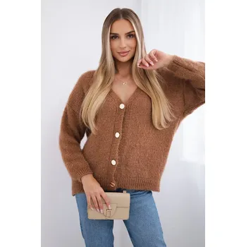 Dámský svetr Pohodlný dámský svetr v hnědé barvě IT-50, VELIKOST UNI ( S, M , L )
